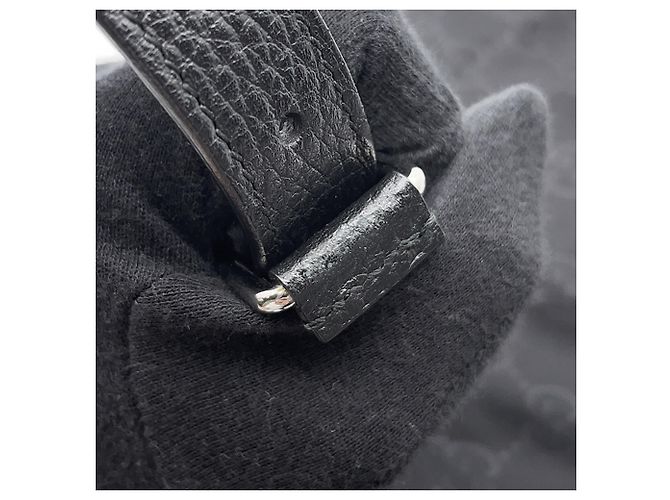 Borsa a tracolla in nylon nero Gucci - vista 10
