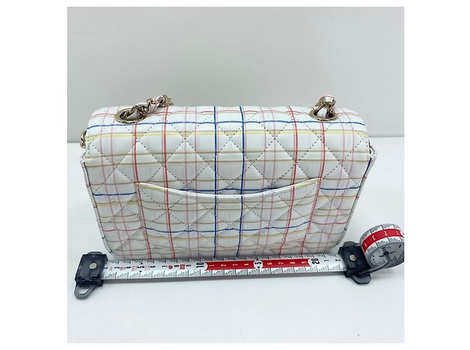 Timeless Borsa a tracolla Chanel Mini Flap 20 bianca Bianco - vista 6