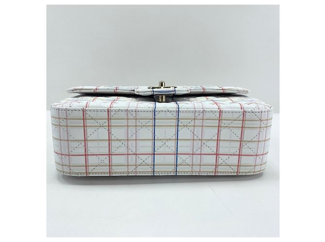 Timeless Borsa a tracolla Chanel Mini Flap 20 bianca Bianco - vista 7