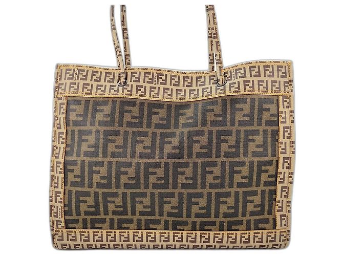 Fendi Zucca Zucchino Tote Bag Braun - Ansicht 3