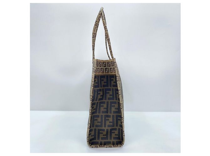 Fendi Zucca Zucchino Tote Bag Braun - Ansicht 5