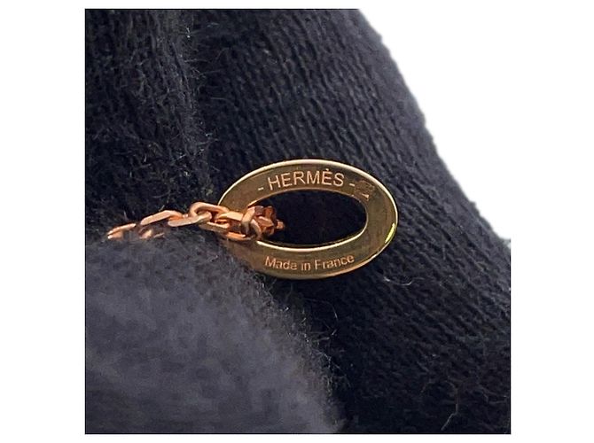 Hermès Collar Hermes Mini Pop H Negro Rosa - vista 9