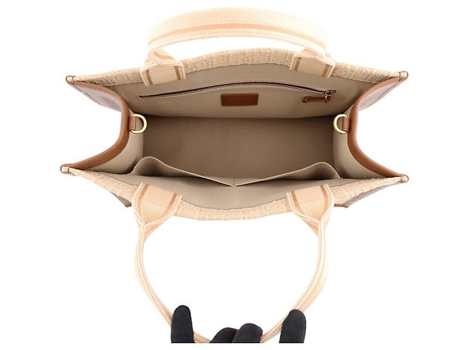 Borsa Christian Dior Dior Book Tote Medium Marrone - vista 6