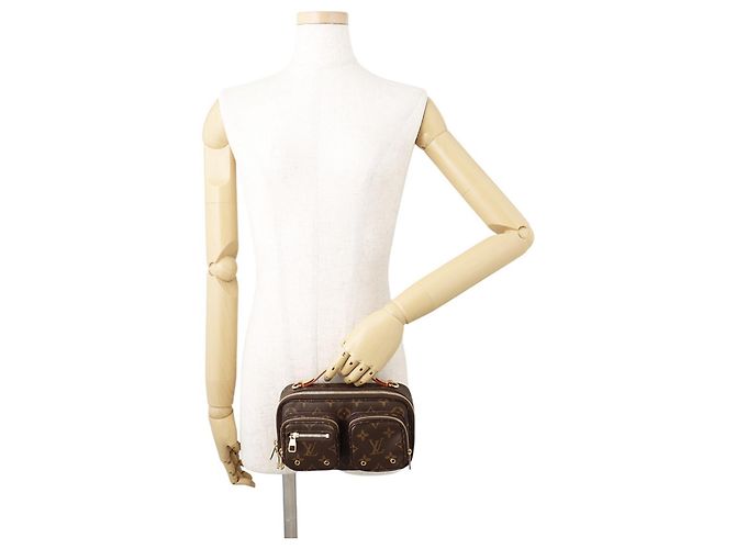 Borsa a tracolla e crossbody Louis Vuitton Monogram Utility Marrone Monogramma - vista 4