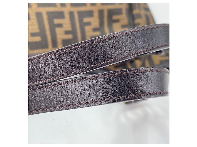 Fendi Zucca Tote Bag Canvas Braun - Ansicht 10