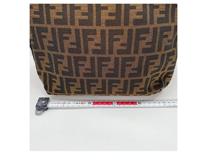 Fendi Zucca Tote Bag Canvas Braun - Ansicht 4
