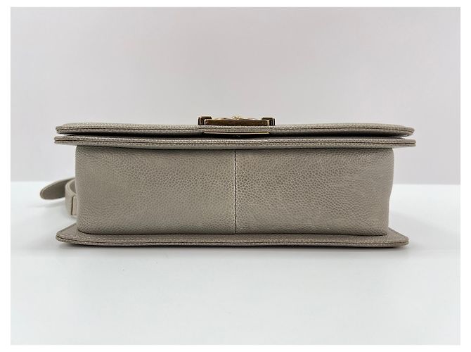 Chanel Boy Schultertasche in Grau Braun - Ansicht 6