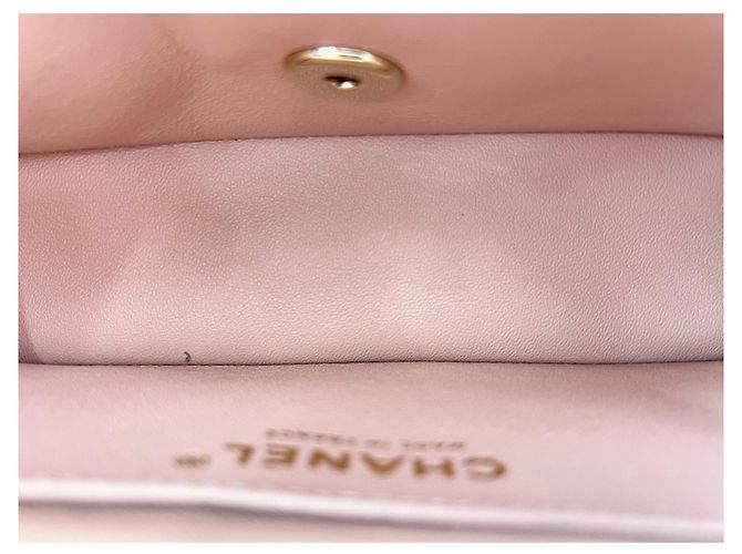 Timeless Borsa a Spalla Chanel Mini Matelassé Rosa - vista 11