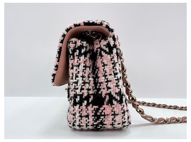 Timeless Borsa a Spalla Chanel Mini Matelassé Rosa - vista 4