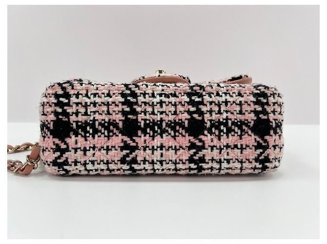 Timeless Borsa a Spalla Chanel Mini Matelassé Rosa - vista 6