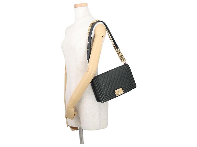 Borsa a Spalla con Catena Chanel Black Nero - vista 4