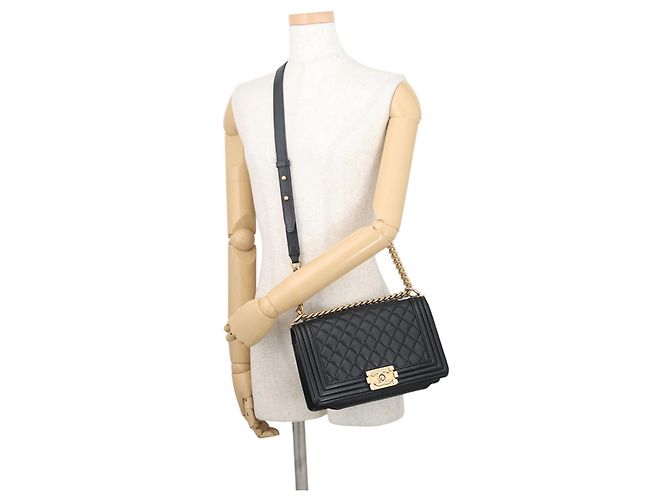 Borsa a Spalla con Catena Chanel Black Nero - vista 5