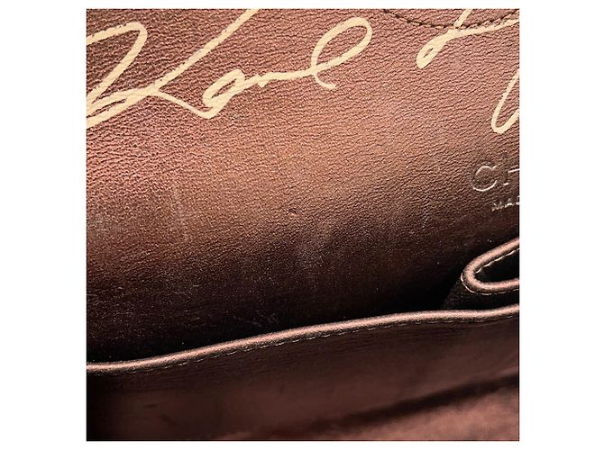 Borsa a Spalla con Catena Chanel Matelassé 25 Rosa D'oro - vista 17