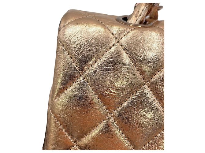 Borsa a Spalla con Catena Chanel Matelassé 25 Rosa D'oro - vista 8