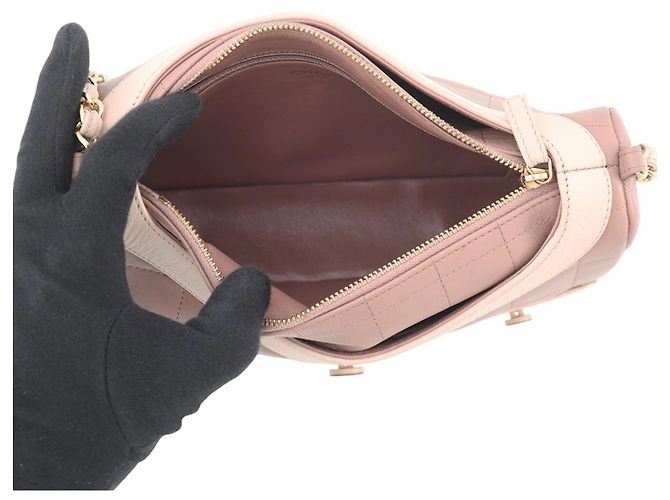 Borsa a Spalla con Catena Chanel Pink Rosa - vista 5