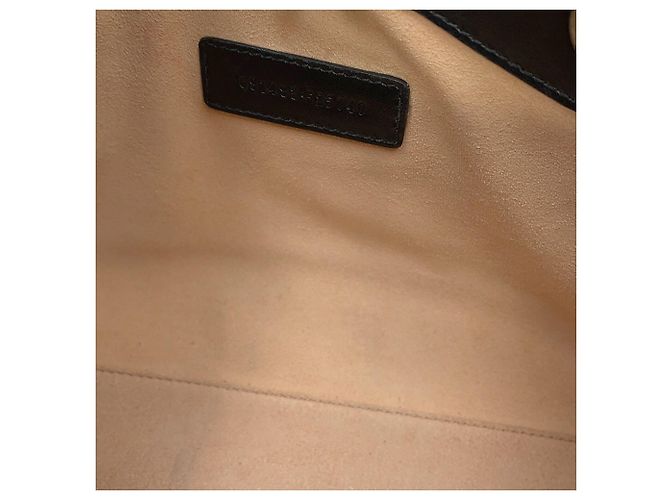 Gucci GG Marmont Chain Tote Leder Tasche Schwarz - Ansicht 10