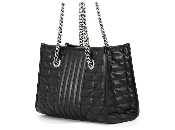 Gucci GG Marmont Chain Tote Leder Tasche Schwarz - Ansicht 2