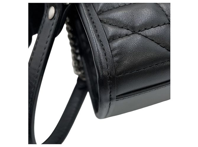 Gucci GG Marmont Chain Tote Leder Tasche Schwarz - Ansicht 6