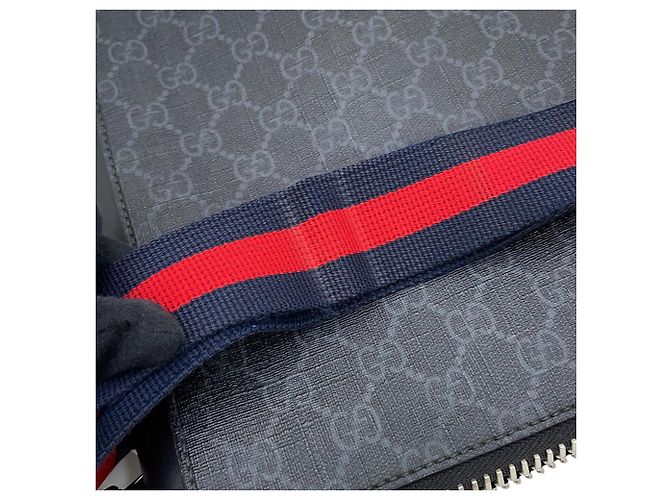 Borsa a tracolla Gucci GG Supreme nera Nero - vista 12