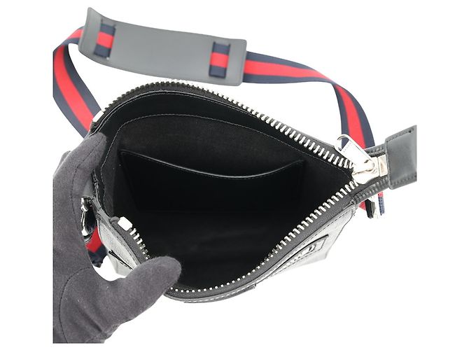 Borsa a tracolla Gucci GG Supreme nera Nero - vista 5