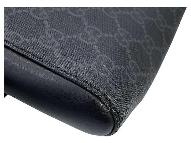 Borsa a tracolla Gucci GG Supreme nera Nero - vista 7