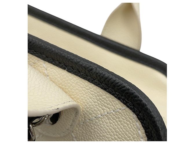 Borsa Bowling Deauville Chanel Nero Bianco - vista 10