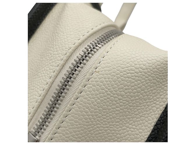 Borsa Bowling Deauville Chanel Nero Bianco - vista 15
