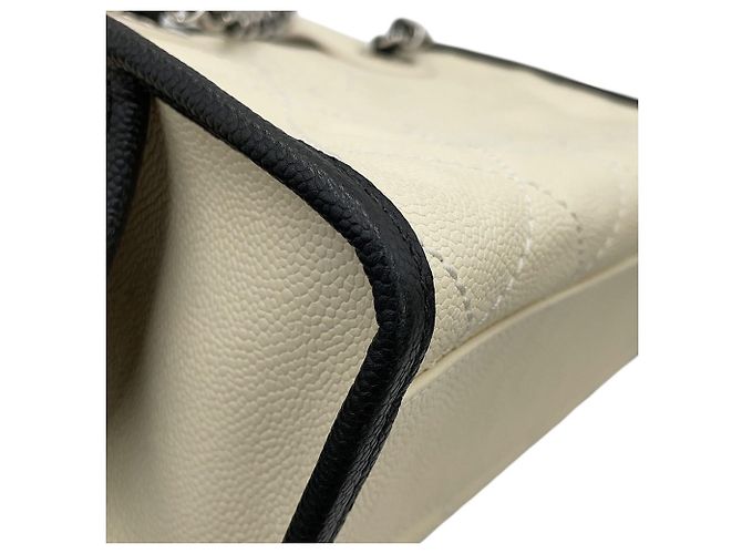 Borsa Bowling Deauville Chanel Nero Bianco - vista 7