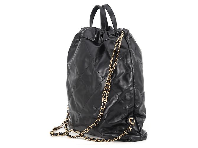 Borsa Chanel AS3313 in pelle di vitello nera Nero - vista 2