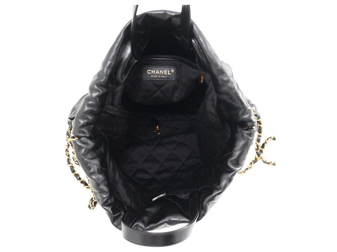 Borsa Chanel AS3313 in pelle di vitello nera Nero - vista 5