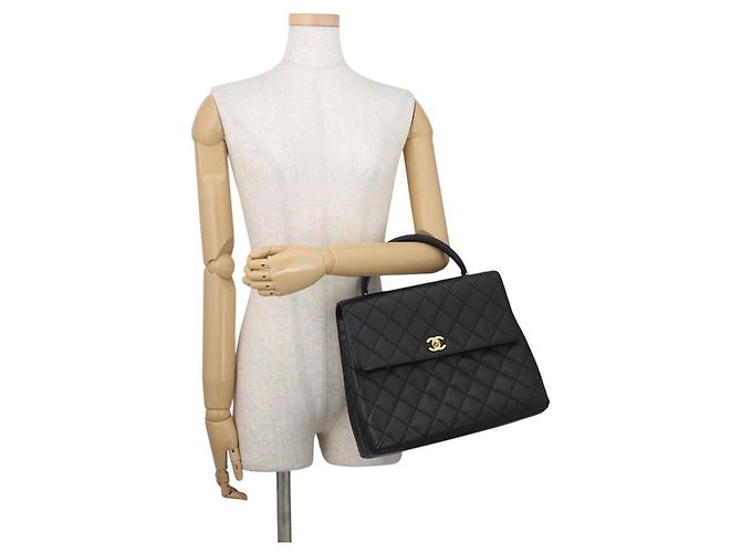 Timeless Borsa Chanel Matelassé Black Nero - vista 4
