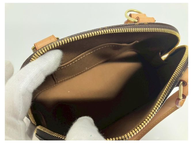 Borsa 2-way Alma Louis Vuitton Marrone - vista 10