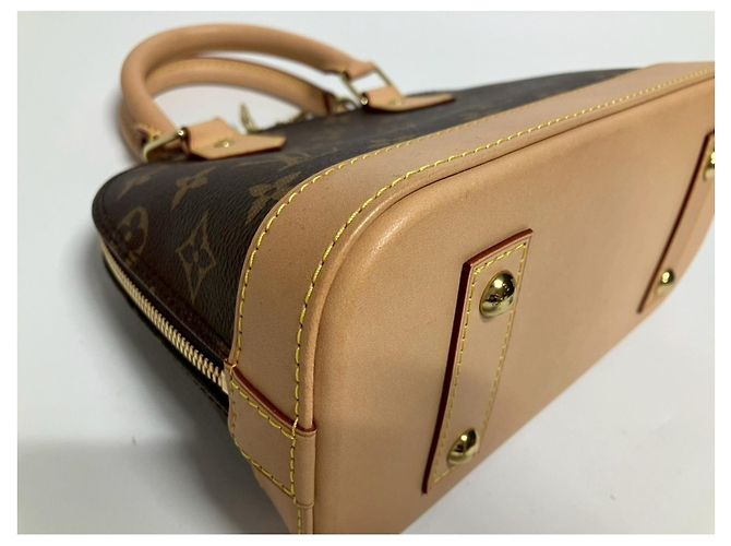 Borsa 2-way Alma Louis Vuitton Marrone - vista 8