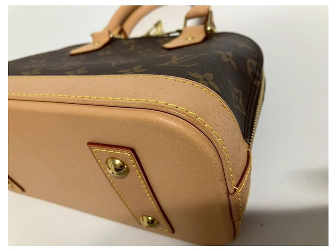 Borsa 2-way Alma Louis Vuitton Marrone - vista 9