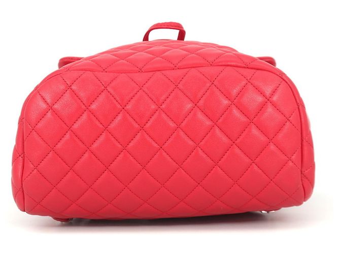 Zaino Chanel Matelassé Rosso - vista 3