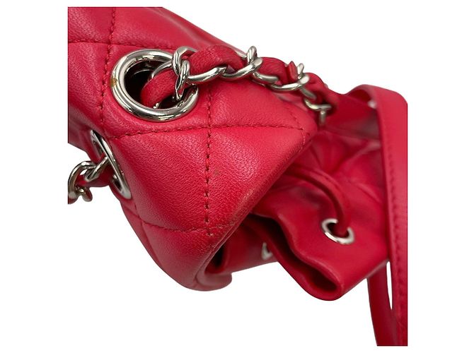 Zaino Chanel Matelassé Rosso - vista 9