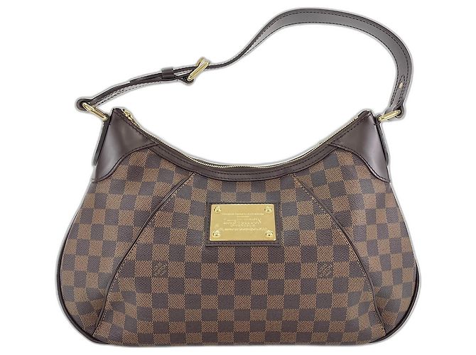 Borsa a Spalla Louis Vuitton Thames GM Marrone - vista 2