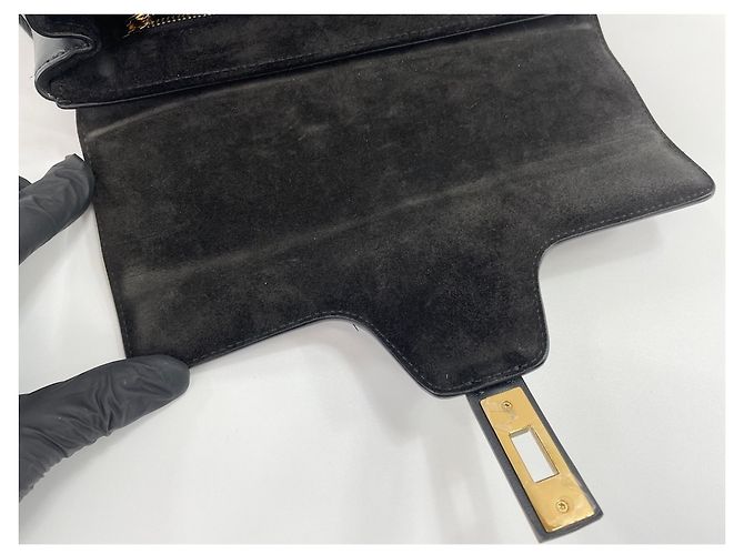 Céline Borsa a tracolla Celine Teen Soft 16 (Seize) Nero - vista 11