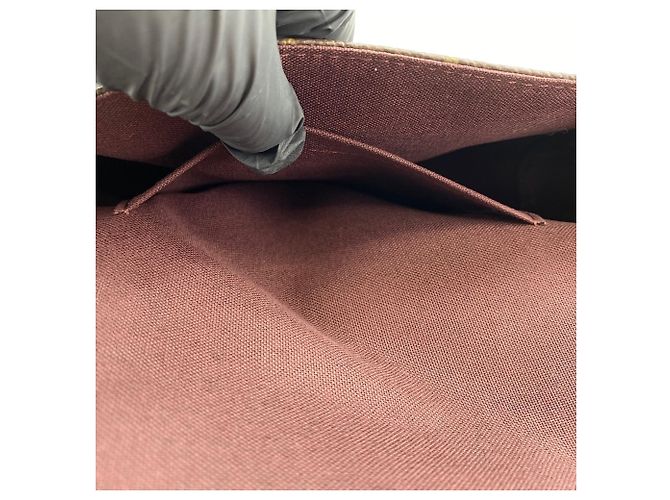Borsa a Spalla Louis Vuitton Favorite MM Marrone - vista 12