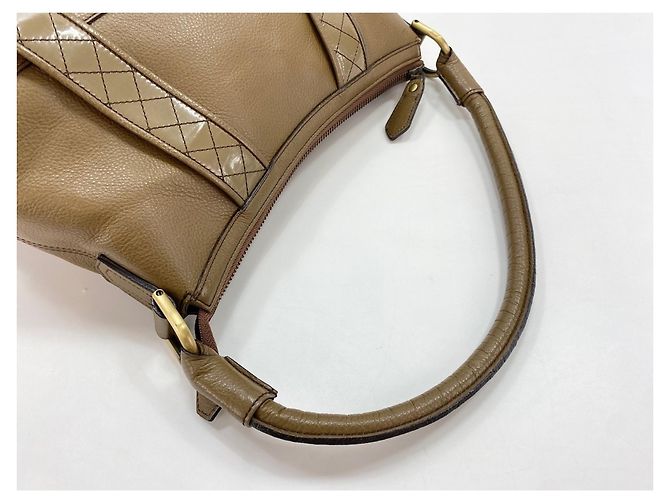 Borsa a tracolla Burberry Khaki Cachi - vista 10