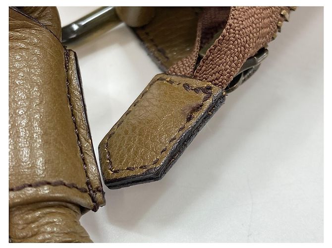 Borsa a tracolla Burberry Khaki Cachi - vista 12