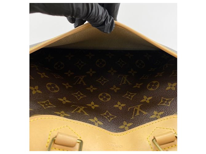 Borsa Louis Vuitton Deauville Marrone - vista 13