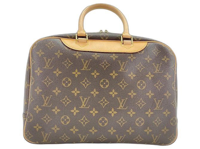 Borsa Louis Vuitton Deauville Marrone - vista 3