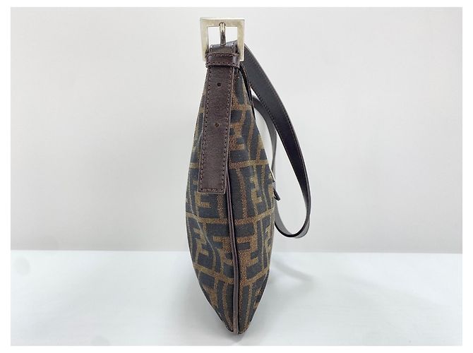 Borsa a tracolla Fendi Mamma Bucket Marrone - vista 6
