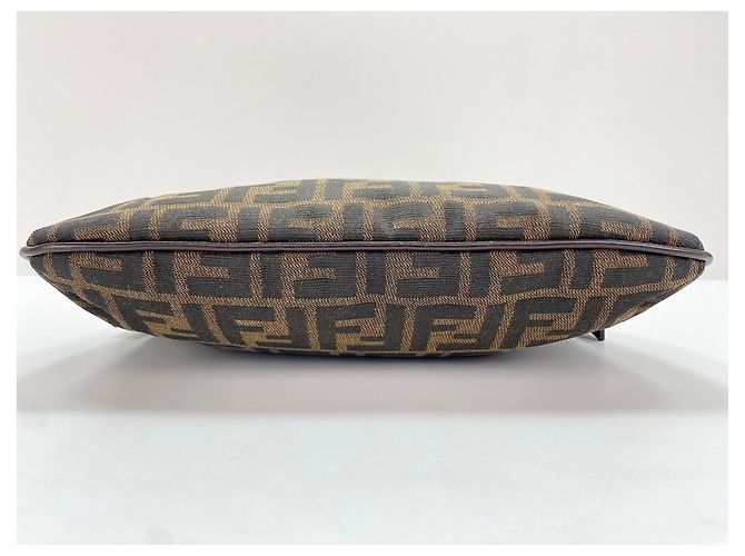 Borsa a tracolla Fendi Mamma Bucket Marrone - vista 7