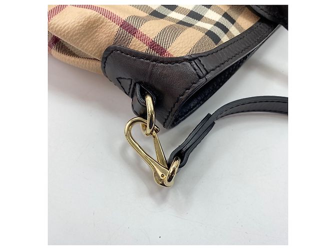 Borsa Tote 2-Way Burberry Nova Check Marrone - vista 15