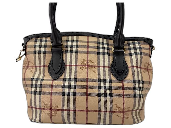 Borsa Tote 2-Way Burberry Nova Check Marrone - vista 2