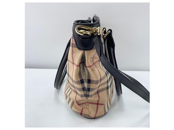 Borsa Tote 2-Way Burberry Nova Check Marrone - vista 6