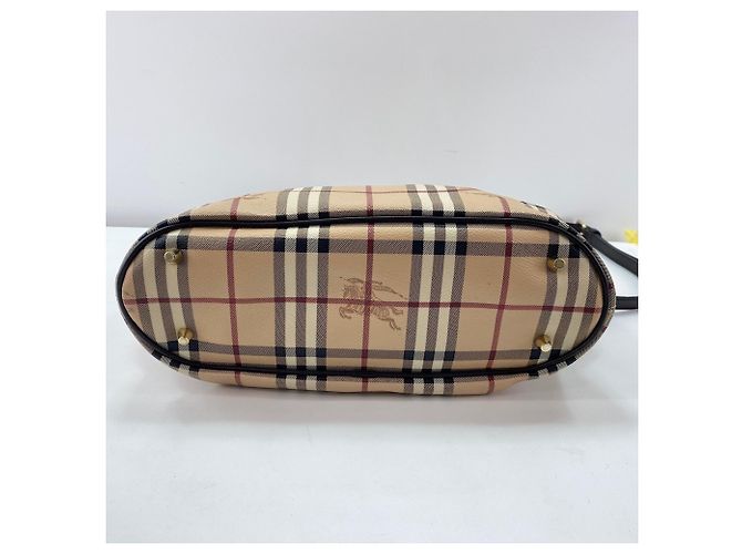 Borsa Tote 2-Way Burberry Nova Check Marrone - vista 7