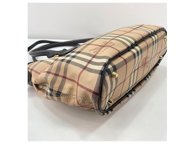 Borsa Tote 2-Way Burberry Nova Check Marrone - vista 8